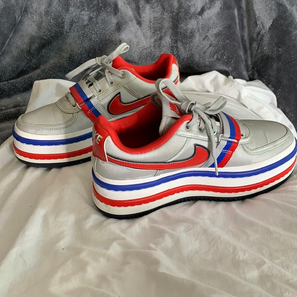 nike vandal 2k metallic silver university red